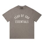 【3色現貨】FEAR OF GOD FOG ESSENTIALS 複線高街男女胸前LOGO字母印花短袖T恤
