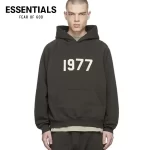 【2色現貨】FOG FEAR OF GOD 複線 ESSENTIALS 1977 植絨高街男女寬鬆連帽衛衣