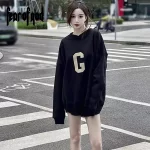 FEAR OF GOD FOG 7TH 第七季主線高街男女情侶 G 字母植絨印花圓領套頭衛衣