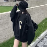 FEAR OF GOD FOG 7TH 第七季主線高街男女情侶 G 字母植絨印花圓領套頭衛衣
