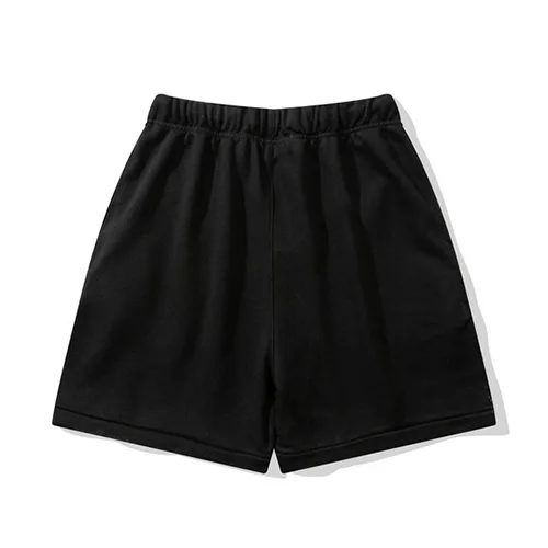 FEAR OF GOD FOG ESSENTIALS 複線高街男女夏季寬鬆短褲純棉五分褲 黑色