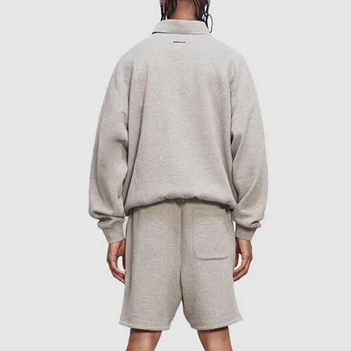 FEAR OF GOD FOG ESSENTIALS 複線高街男女胸前壓膠字母抓絨反光圓領衛衣 FEAR OF GOD FOG ESSENTIALS 複線高街男女胸前壓膠字母抓絨反光圓領衛衣
