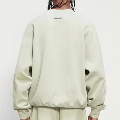 FEAR OF GOD FOG ESSENTIALS 複線高街男女胸前壓膠字母抓絨反光圓領衛衣 FEAR OF GOD FOG ESSENTIALS 複線高街男女胸前壓膠字母抓絨反光圓領衛衣