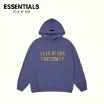 FEAR OF GOD FOG ESSENTIALS 複線高街男女 FRATERNITY 印花雙排字母連帽衛衣