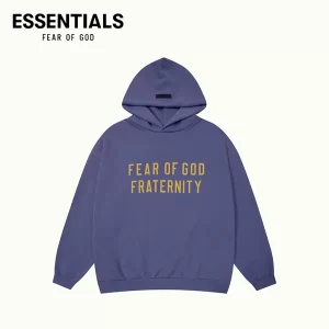 FEAR OF GOD FOG ESSENTIALS 複線高街男女 FRATERNITY 印花雙排字母連帽衛衣