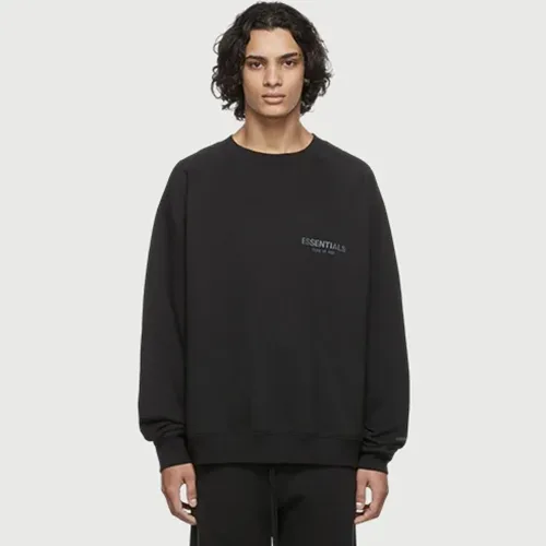 FEAR OF GOD FOG ESSENTIALS 8TH 第八季複線高街男女反光小字母圓領衛衣 FEAR OF GOD FOG ESSENTIALS 8TH 第八季複線高街男女反光小字母圓領衛衣