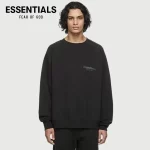 FEAR OF GOD FOG ESSENTIALS 8TH 第八季複線高街男女反光小字母圓領衛衣