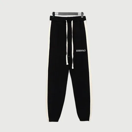 FEAR OF GOD FOG ESSENTIALS 複線加州條紋拼接束腳衛褲運動長褲