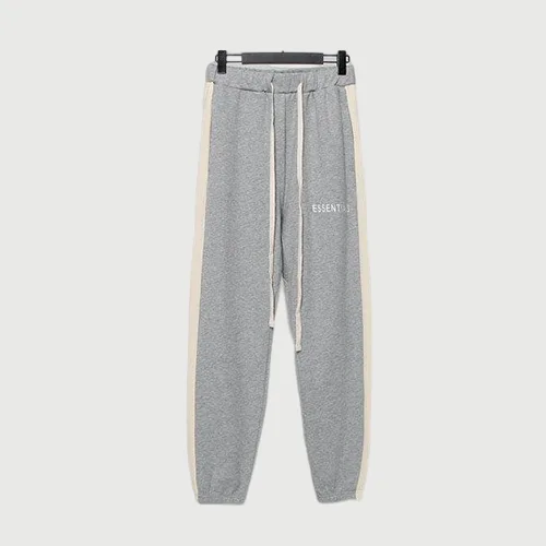 FEAR OF GOD FOG ESSENTIALS 複線加州條紋拼接束腳衛褲運動長褲