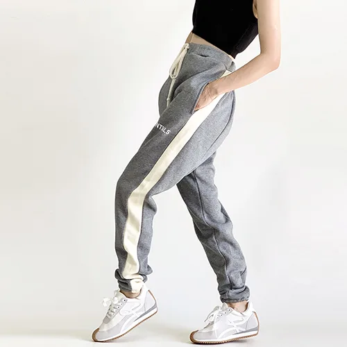 FEAR OF GOD FOG ESSENTIALS 複線加州條紋拼接束腳衛褲運動長褲