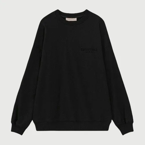 FOG FEAR OF GOD 複線 ESSENTIALS 高街男女情侶植絨小標背標 LOGO 圓領衛衣