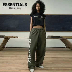 FEAR OF GOD 複線 ESSENTIALS 大字母印花休閒長褲運動褲