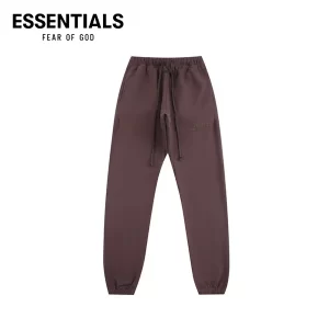 【6色現貨】FEAR OF GOD FOG ESSENTIALS 8TH 複線高街男女雙排植絨字母衛褲束腳長褲