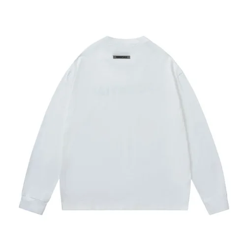 FOG FEAR OF GOD 複線 ESSENTIALS 立體硅膠字母高街男女寬鬆長袖T恤