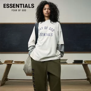 FOG ESSENTIALS 複線弧形字母印花寬鬆男女同款短袖T恤