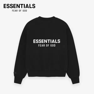 FEAR OF GOD ESSENTIALS 複線高街男女壓花加絨圓領套頭衛衣