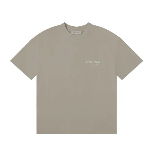 FOG FEAR OF GOD 複線 ESSENTIALS 胸口小標字母男女圓領短袖T恤