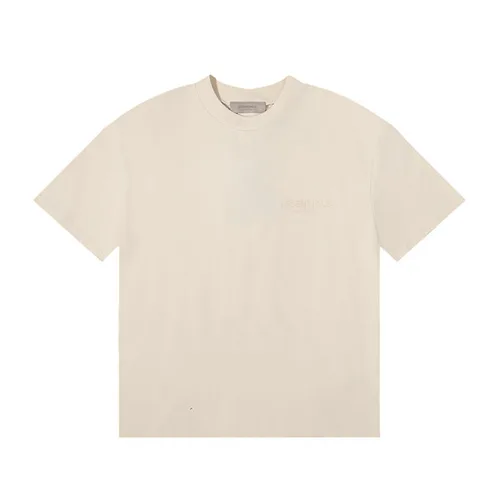 FOG FEAR OF GOD 複線 ESSENTIALS 胸口小標字母男女圓領短袖T恤