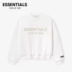 FOG ESSENTIALS 男女同款複線秋冬加絨重磅寬鬆圓領衛衣