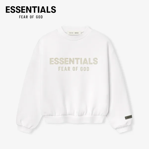 FOG ESSENTIALS 男女同款複線秋冬加絨重磅寬鬆圓領衛衣 FOG ESSENTIALS 男女同款複線秋冬加絨重磅寬鬆圓領衛衣