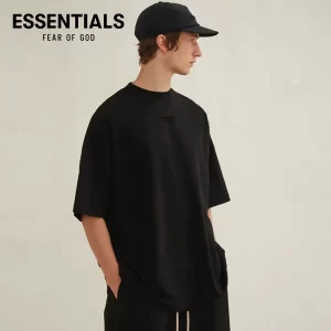 FEAR OF GOD ESSENTIALS 雲系列男女同款胸前小字母LOGO圓領短袖T恤