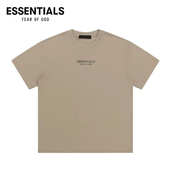 FEAR OF GOD ESSENTIALS 雲系列男女同款胸前小字母LOGO圓領短袖T恤 FEAR OF GOD ESSENTIALS 雲系列男女同款胸前小字母LOGO圓領短袖T恤