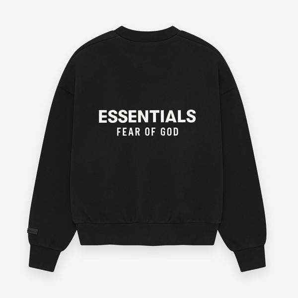 【2色現貨】FEAR OF GOD ESSENTIALS 複線高街男女壓花加絨圓領套頭衛衣 - ESSENTIALS 衣服代購-FEAR OF ...
