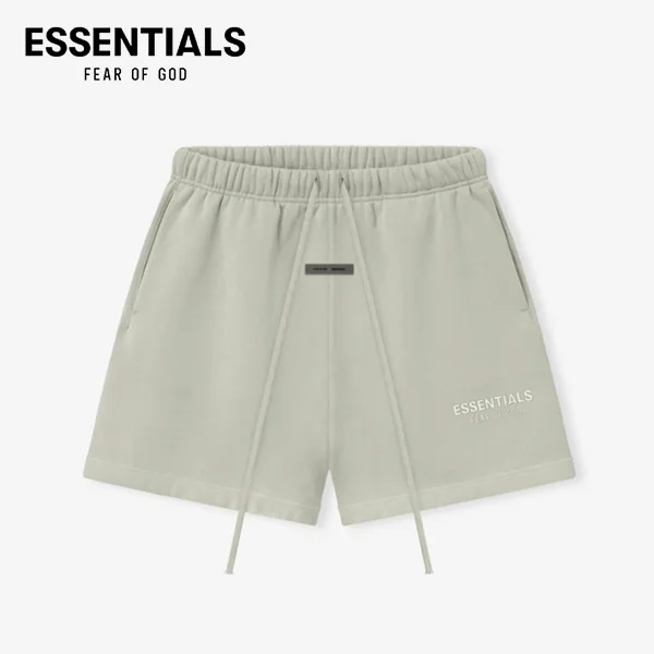 【2色現貨】FOG ESSENTIALS 第九季複線高街金屬壓膠系列新配色抽繩短褲 - ESSENTIALS 衣服代購-FEAR OF GOD ...