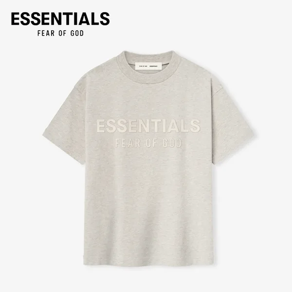 FEAR OF GOD ESSENTIALS 新款字母印花美潮高街純棉短袖T恤 FEAR OF GOD ESSENTIALS 新款字母印花美潮高街純棉短袖T恤