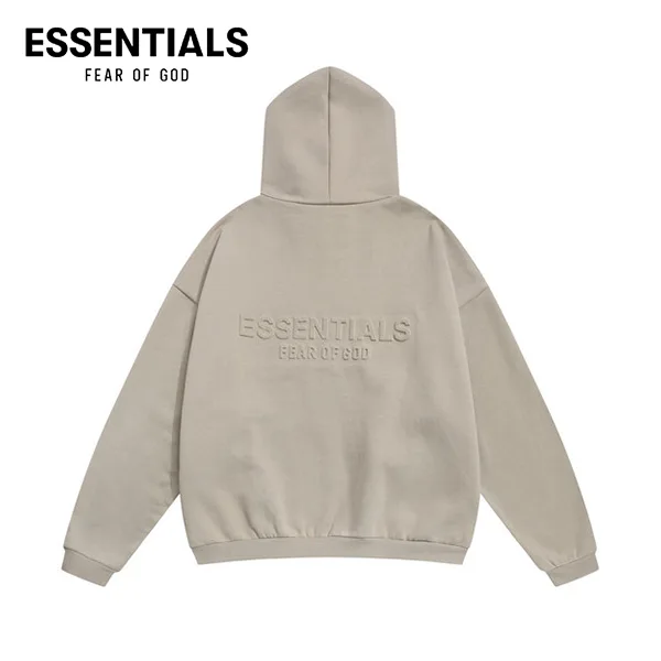 FOG ESSENTIALS 第九季複線高街休閒寬鬆壓印系列拉鍊外套連帽衫 FOG ESSENTIALS 第九季複線高街休閒寬鬆壓印系列拉鍊外套連帽衫
