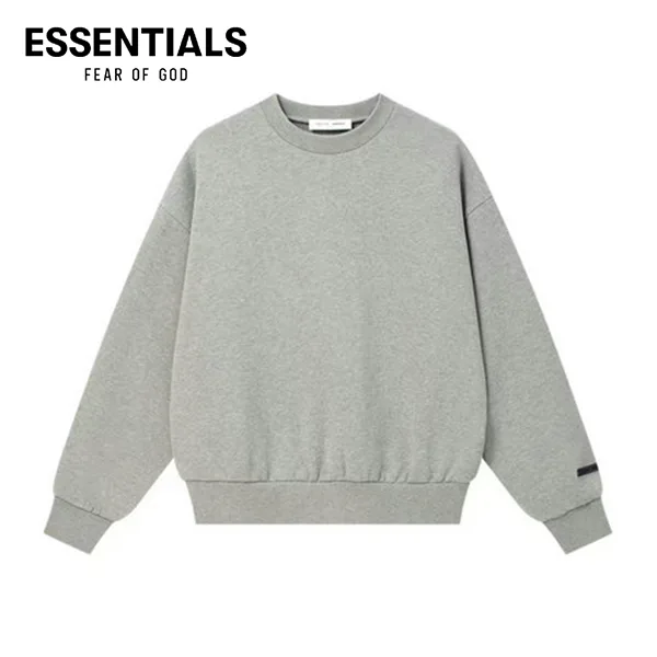 FOG ESSENTIALS 後幅字母拉絲壓花加絨圓領衛衣