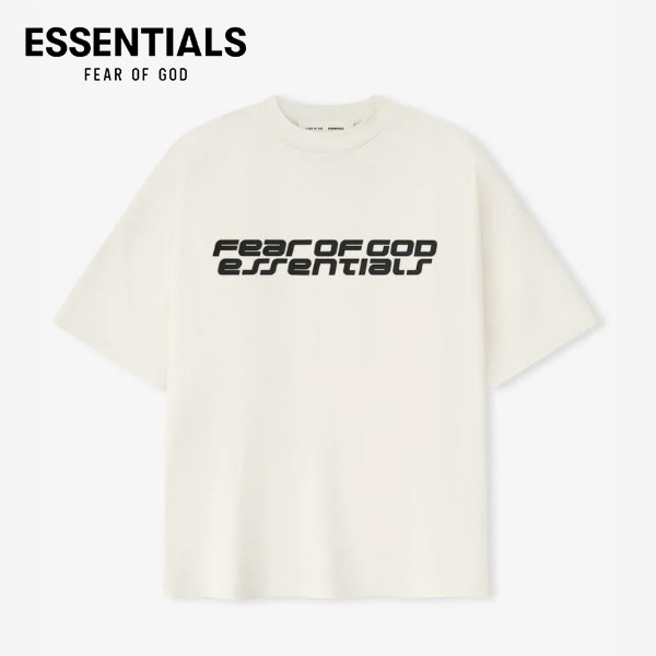 FEAR OF GOD ESSENTIALS 複線胸前雙排字母 LOGO 男女寬鬆落肩圓領短袖T恤 FEAR OF GOD ESSENTIALS 複線胸前雙排字母 LOGO 男女寬鬆落肩圓領短袖 T 恤