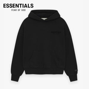 FEAR OF GOD FOG ESSENTIALS 複線胸前小字母 LOGO 男女寬鬆落肩連帽衛衣
