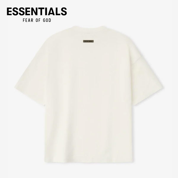 FEAR OF GOD ESSENTIALS 複線胸前雙排字母 LOGO 男女寬鬆落肩圓領短袖T恤 FEAR OF GOD ESSENTIALS 複線胸前雙排字母 LOGO 男女寬鬆落肩圓領短袖 T 恤